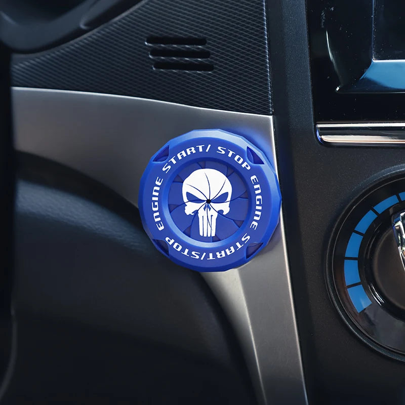 Car Onekey Start Stop Button Cover Car Interior Decor Engine Ignition Start Switch Protective Cover Motorcycle Start Ring