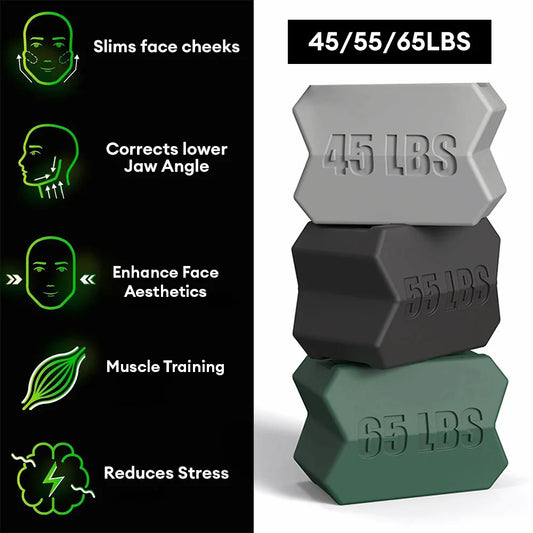 Jawline Exerciser Ball Facial Jaw Muscle Toner Trainin Jawline Gum Exercises Face Chin Cheek Lifting Double Chin Eliminator