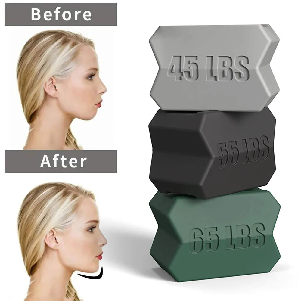 Jawline Exerciser Ball Facial Jaw Muscle Toner Trainin Jawline Gum Exercises Face Chin Cheek Lifting Double Chin Eliminator