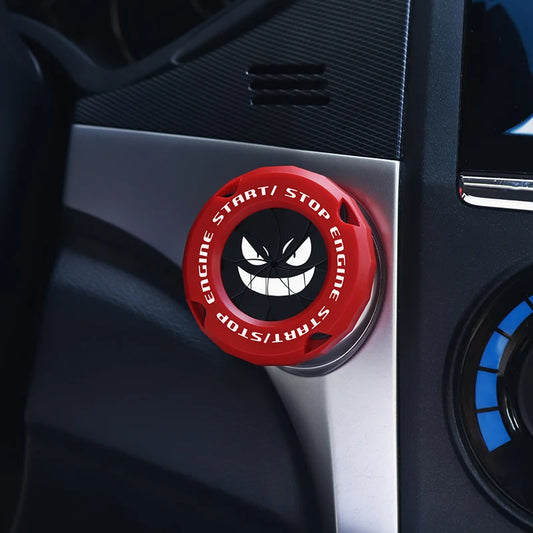 Car Onekey Start Stop Button Cover Car Interior Decor Engine Ignition Start Switch Protective Cover Motorcycle Start Ring